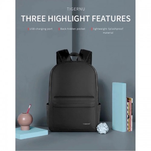 Рюкзак Tigernu T-B3249A 15.6" Black
