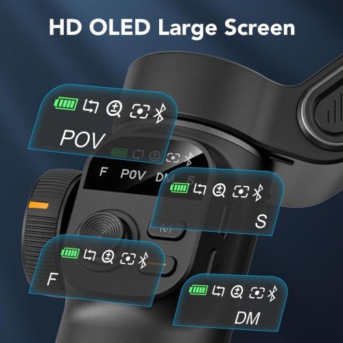 Триосьовий стабілізатор AOCHUAN Professional Gimbal Stabilizer for Smartphone Smart X2 Чорний