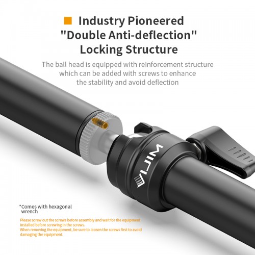 Штатив-тримач Ulanzi Vijim Desktop C-CLAMP Flexible Arm/Light Stand(Two- Stages) (UV-2676 LS06)