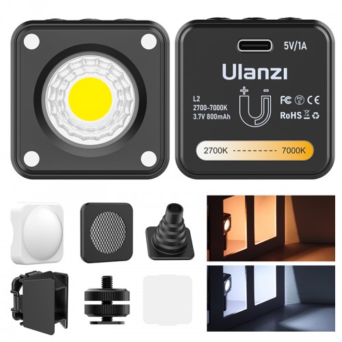 Відеосвітло Ulanzi L2 Bi-color COB Vedio Light, IP6, 5W, Black (3051)
