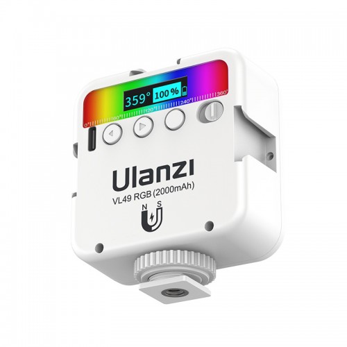 Відеосвітло Ulanzi VL49 Rechargeable Mini RGB Light 6W White (2586)