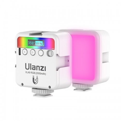 Відеосвітло Ulanzi VL49 Rechargeable Mini RGB Light 6W White (2586)
