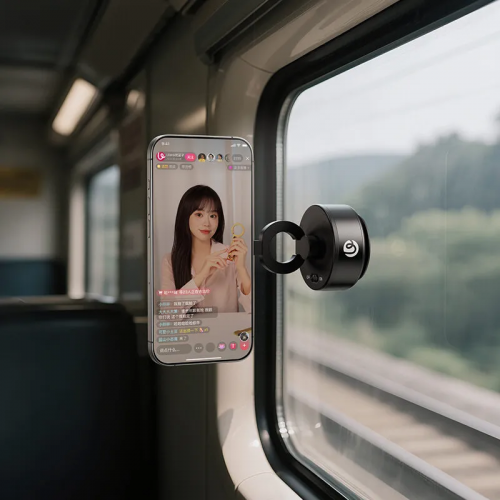 Тримач з електроприсоскою Ulanzi ULANZI SK-22 Electric suction cup bracket for mobile phones Black