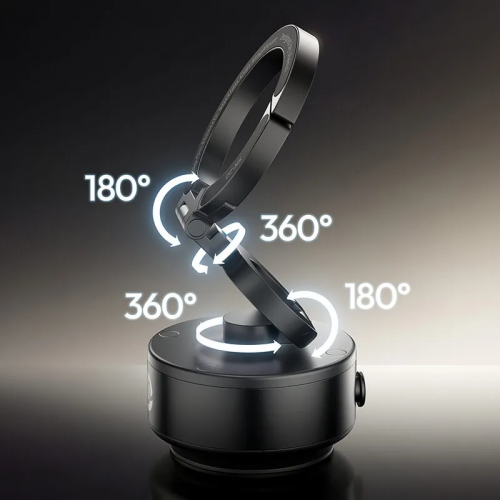 Тримач з електроприсоскою Ulanzi ULANZI SK-22 Electric suction cup bracket for mobile phones Black