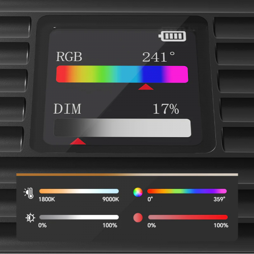 Накамерный свет Ulanzi K20 RGB 20W Panel light