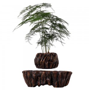 Магнітний левітаційний горщик для рослин HCNT Magnetic Levitating Pot M5B-PW Brown