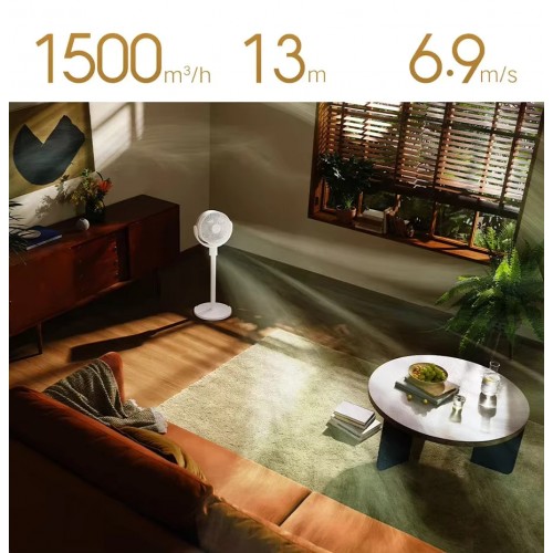 Вентилятор Xiaomi Mijia 18W Циркуляционный вентилятор + (переходник на розетку EU)