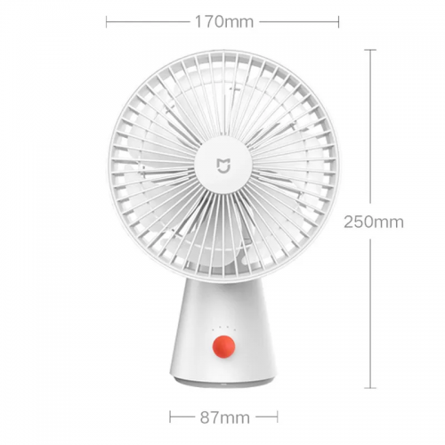 Портативний вентилятор Xiaomi MiJia 4000 мАг для настільного та мобільного використання