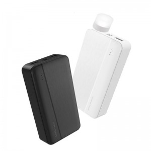 Внешний аккумулятор WUW Y146 20000mAh + светодиодный фонарик Black