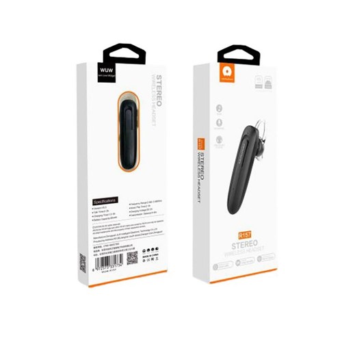 Bluetooth гарнитура WUW-R157 черная
