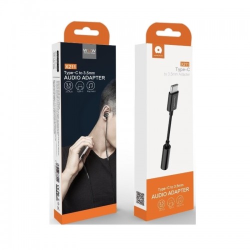 Аудиокабель WUW-X211 Черный