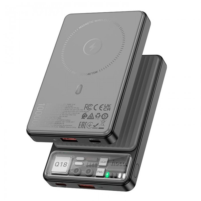 Зовнішній акумулятор HOCO Q18 Tourer 22.5W fully compatible power bank ...