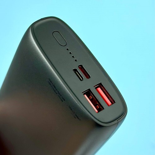 Внешний аккумулятор HOCO J122A Respect 22.5W+PD20W полностью совместимый пауэрбанк (20000mAh) Черный