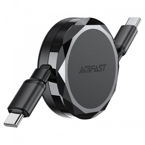 Кабель ACEFAST C13-03 USB-C — USB-C с двойной втяжкой, зарядный/дата-кабель, чёрный