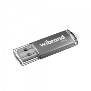 Флэш-накопитель Wibrand USB 2.0 Cougar 64 ГБ Silver