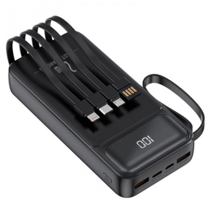 Зовнішній акумулятор WUW Y200 (22.5W PD) 20000mAh Black - купити