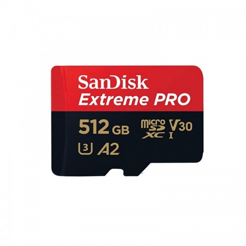 Карта пам'яті microSDXC (UHS-1 U3) SanDisk Extreme Pro A2 512Gb class 10 V30 (R200MB/s,W140MB/s) (adapter)