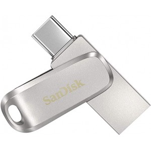 Флеш-накопитель SanDisk USB 3.1 Ultra Dual Luxe Type-C 128 ГБ (150 МБ/с)