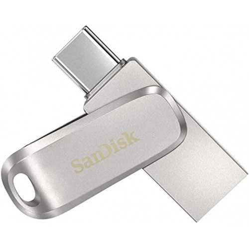 Флеш-накопитель SanDisk USB 3.1 Ultra Dual Luxe Type-C 128 ГБ (150 МБ/с)