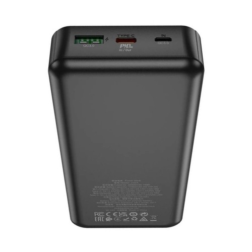 Зовнішній акумулятор HOCO J102A Cool figure PD20W+QC3.0 power bank (20000mAh) Black