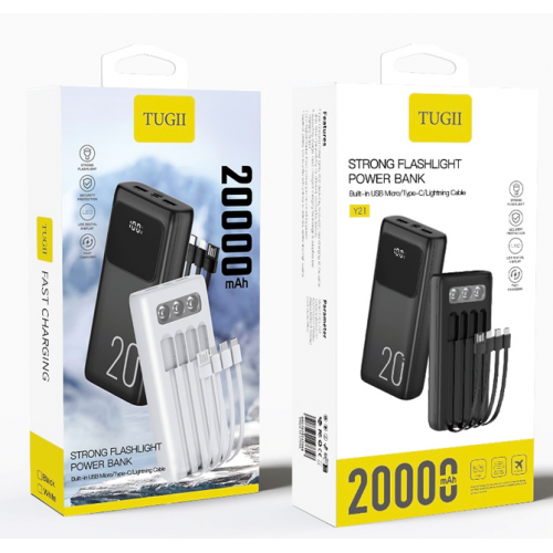 Зовнішній акумулятор WUW Y21 20000mAh Black