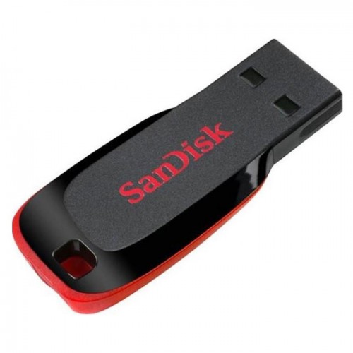 Флеш-накопичувач SanDisk USB 2.0 Cruzer Blade 128Gb Black/Red