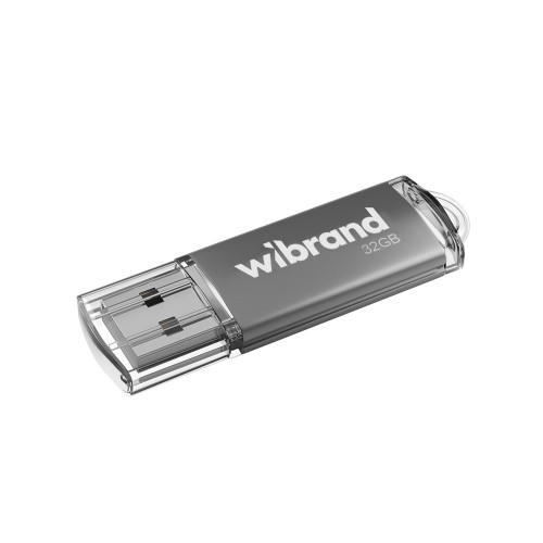 Флеш-накопитель Wibrand USB 2.0 Cougar 32Gb Silver