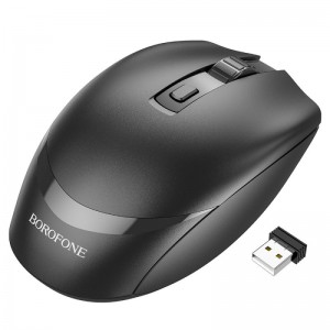 Маніпулятор миша BOROFONE BG7 Platinum 2.4G business wireless mouse Black