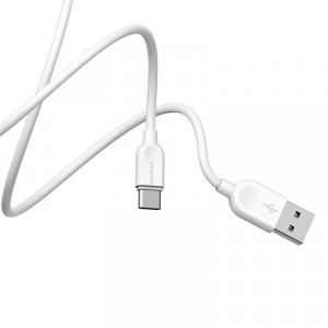 Кабель BOROFONE BX14 USB — Type-C 2.4A, 2 м, PVC, разъёмы TPE, белый