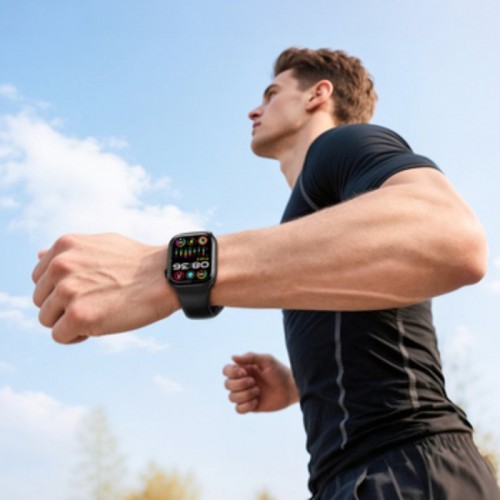 Смарт-часы BOROFONE BD14 Plus 51 мм. 200 мАч. IP54 Чёрные Smart watch (версия с вызовами) Чёрные