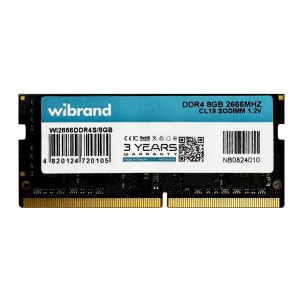 Оперативная память DDR4 Wibrand 8 ГБ 2666 МГц CL19 SODIMM