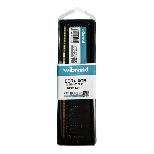 Оперативная память DDR4 Wibrand 8GB 3200MHz CL22 DIMM