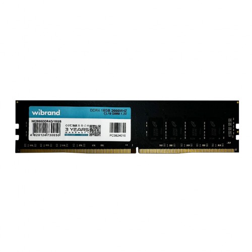 Оперативная память DDR4 Wibrand 16GB 2666MHz CL19 DIMM