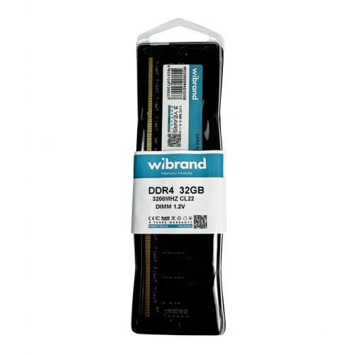 Оперативная память DDR4 Wibrand 32 ГБ 3200 МГц CL22 DIMM