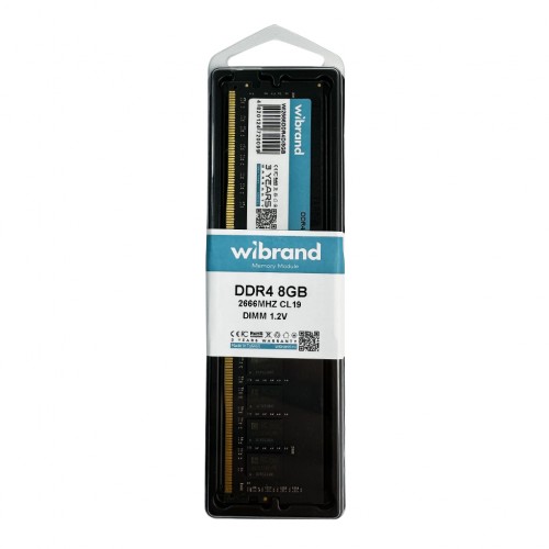 Оперативная память DDR4 Wibrand 8GB 2666MHz CL19 DIMM