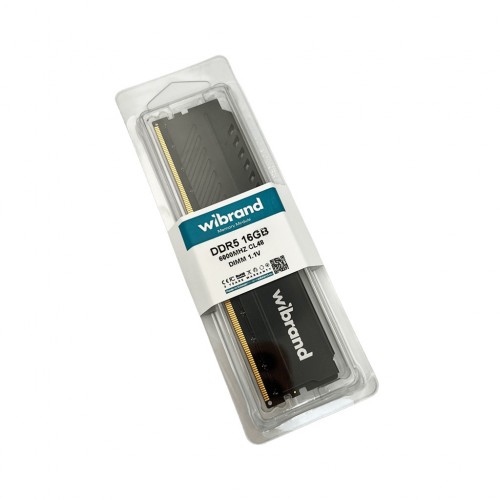 Оперативная память DDR5 Wibrand 16GB 6000MHz CL48 DIMM Heatsink Black