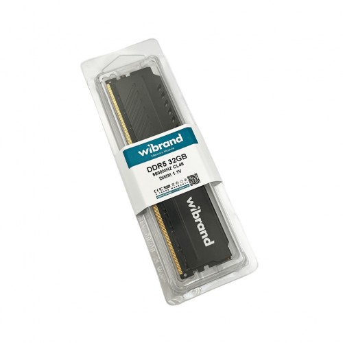 Оперативная память DDR5 Wibrand 32GB 5600MHz CL46 DIMM Heatsink Black