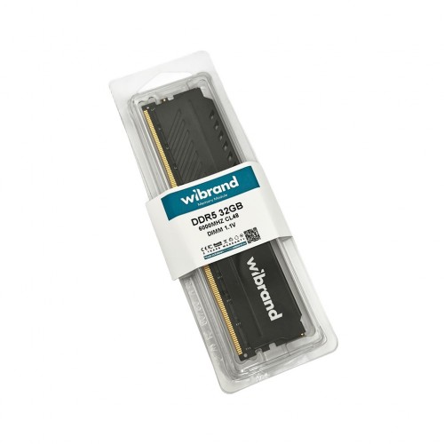 Оперативная память DDR5 Wibrand 32GB 6000MHz CL48 DIMM Heatsink Black