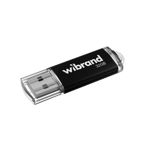Флеш-накопитель Wibrand USB 2.0 Cougar 32Gb Black
