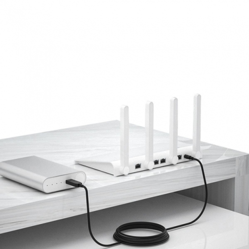 Кабель питания для роутера USB-DC 5v-12v (1m)