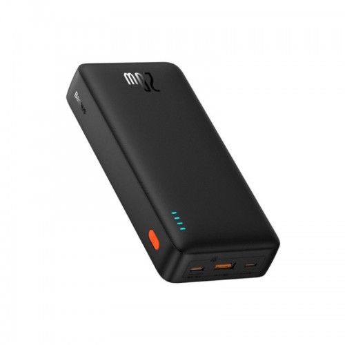 Зовнішній акумулятор Baseus Airpow Fast Charge Power Bank 20000mAh 20W Cluster Black (With Simple Series Containing universal USB to Type-C 50cm)