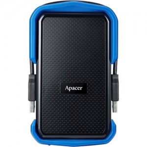 Зовнішній жорсткий диск PHD External 2.5'' Apacer USB 3.1 AC631 1TB Black/Blue (color box)