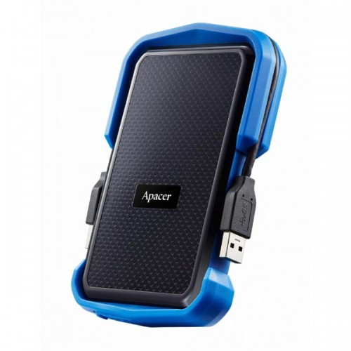 Внешний жесткий диск PHD External 2.5'' Apacer USB 3.1 AC631 1TB Black/Blue (color box)