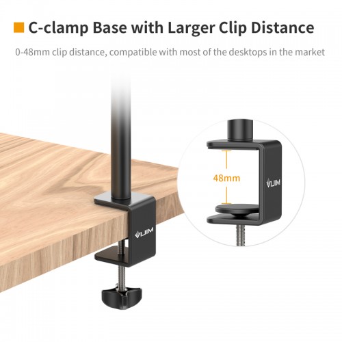 Штатив-тримач Ulanzi Vijim Desktop Flexible Arm/Light Stand(Three-Stages) (UV-2666 LS08)