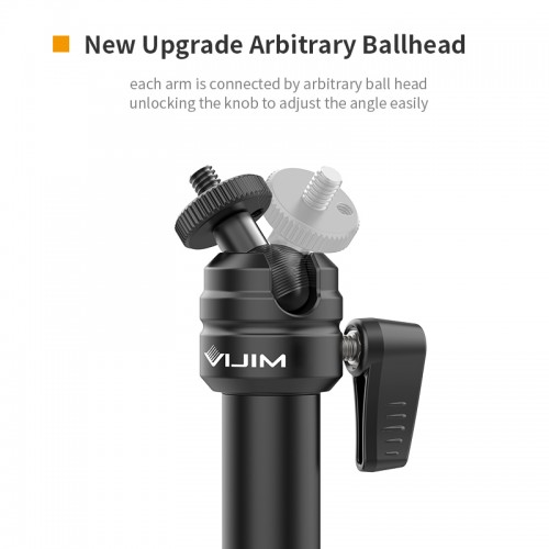Штатив-тримач Ulanzi Vijim Desktop Flexible Arm/Light Stand(Three-Stages) (UV-2666 LS08)