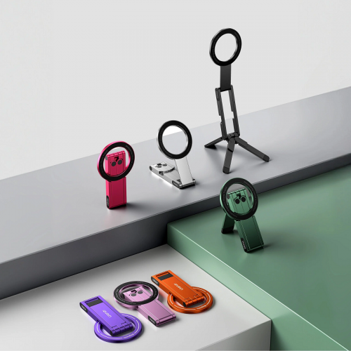 Тримач телефона Ulanzi MA60 Foldable Magnetic Phone Tripod (Silver)