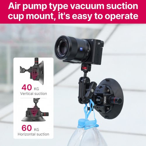 Вакуумная присоска с быстросъёмным креплением Ulanzi SC-02 Extended Vacuum Suction Cup 4.5 inches