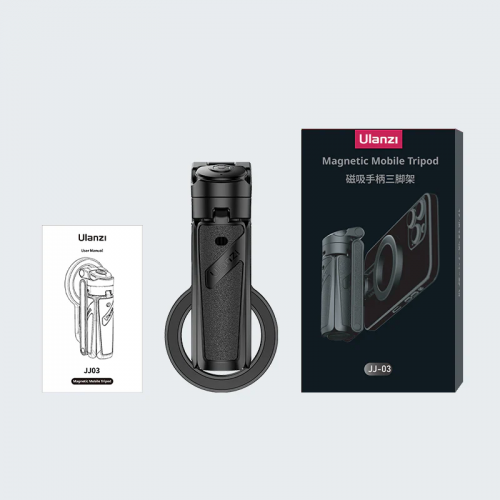Селфи-монопод Ulanzi JJ03 3-в-1 магнитный штатив для телефона с дистанционным управлением, черный