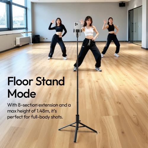 Селфі-монопод Ulanzi Ulanzi MT86 Automatic Phone Tripod(Phone Clamp,Black)