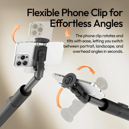 Селфі-монопод Ulanzi Ulanzi MT86 Automatic Phone Tripod(Phone Clamp,Black)